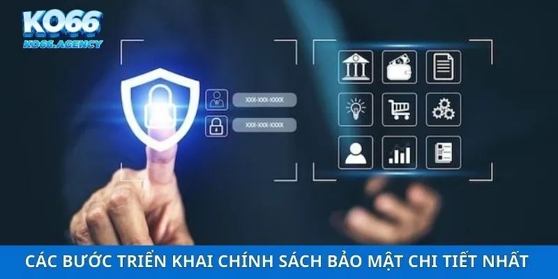 Các bước triển khai chính sách bảo mật chi tiết nhất